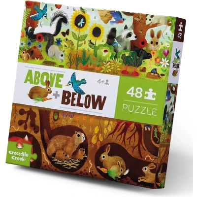 Afbeelding van Crocodile Creek Puzzels Puzzel Above Below Achtertuin