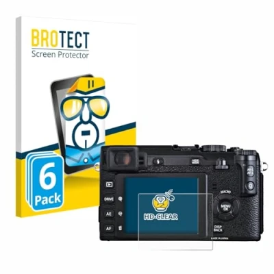 Afbeelding van BROTECT Screenprotector voor Fujifilm X E1 Folie Beschermfolie transparant (6 Stuks)