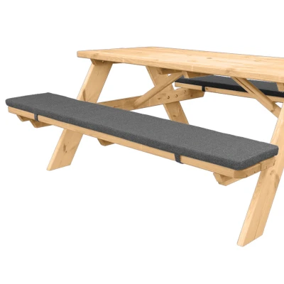 Afbeelding van Picknicktafel kussen 180 x 24 cm set van 2