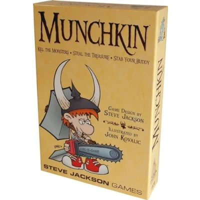 Afbeelding van Munchkin Card Game (2010 Revised Edition) Strategy Game: Kill the Monsters, Steal Treasure, Stab Your Buddy [EN]