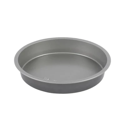 Afbeelding van Salter Essentials 21 cm Round Baking Tin Non Stick Coating, Cake Pan, Dishwasher Safe, Easy to Clean, Made in the UK, Durable Carbon Steel, Lightweight Quiche Tin, PFOA Free, BW13662