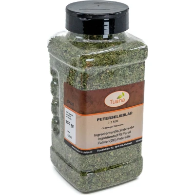 Afbeelding van Tuana Kruiden Peterselie Gesneden (2mm) Strooibus 70 Gram Zonder Zout GP0214