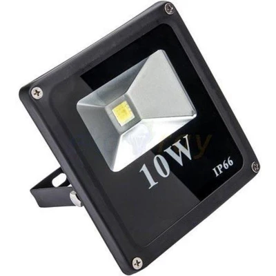 Afbeelding van 10W LED Schijnwerper Flat IP66 900 Lumen Warm Wit