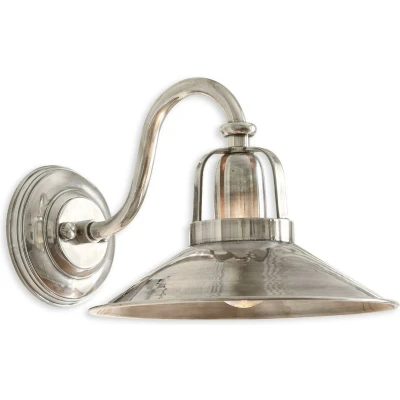 Afbeelding van LOBERON Wandlamp Timeon antiekzilverkleurig