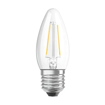 Afbeelding van Osram LED Superstar filament lamp kaarsvormig 5W E27 warm wit helder dimbaar