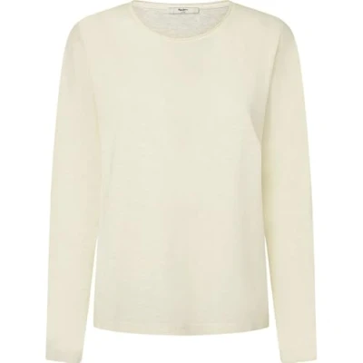 Afbeelding van Pepe Jeans Floren Longsleeve, Dames, Maat: XS, Mousse white