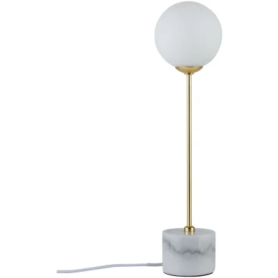 Afbeelding van Paulmann Neordic Moa 79661 Tafellamp LED G9 10 W Marmer, Wit, Goud
