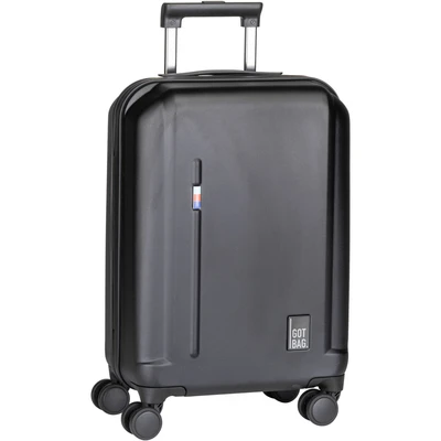 Afbeelding van GOT BAG met laptopvak Re Shell Cabin 2.0 Trolley Black Zwart 55cm