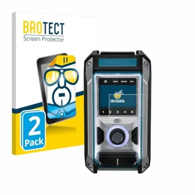 Afbeelding van BROTECT (2 Stuks) Schermbeschermer voor Makita DMR115 Screen Protector Transparant