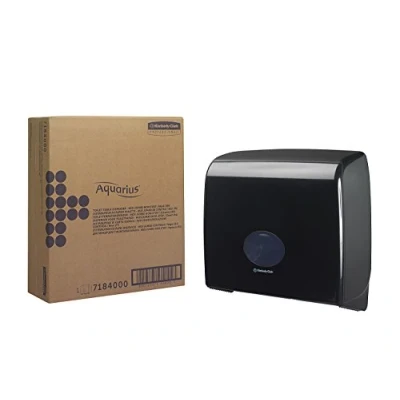Afbeelding van Kimberly Clark toiletpapierdispenser Aquarius Jumbo, zwart