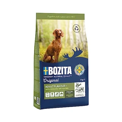 Afbeelding van 2x 3kg Bozita Original Adult Flavour Plus met rendier hondenvoer droog