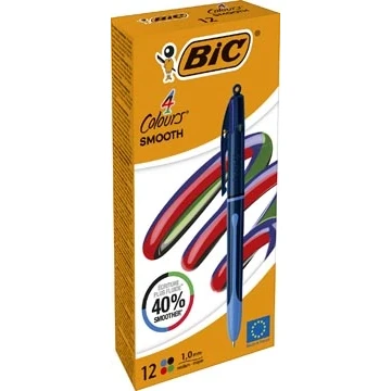 Afbeelding van Colours Smooth Drop 4 kleurenbalpen medium per 12