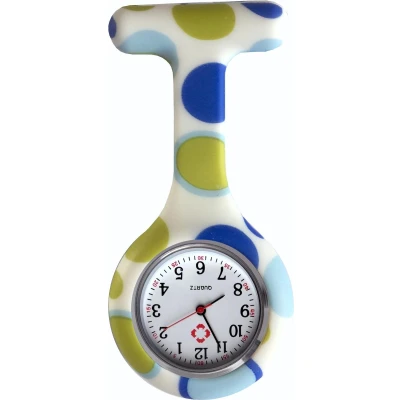 Afbeelding van Fako® Verpleegstershorloge Zusterhorloge Verpleegster Horloge Siliconen Print Bubbels Blauw