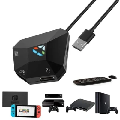 Afbeelding van Queen.Y Toetsenbord Muis Converter Adapter voor N Switch/PS3/PS4/Xbox One/Xbox 360
