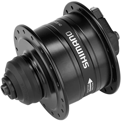 Afbeelding van Shimano Dynamonaaf HD 3D37 3 Watt 36 gaats Center Lock snelspanner zwart