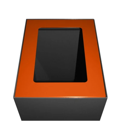 Afbeelding van V part Top Voor Modulaire Afvalbak 60 L, Oranje Deksel