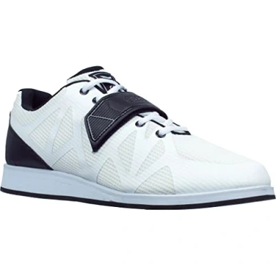 Afbeelding van Nordcore Gewichthefschoenen, powerlifting schoenen, gewichthefschoenen voor heren en dames, schoenen gewichtheffen bodybuilding, squat cross heffen wit, 39 EU