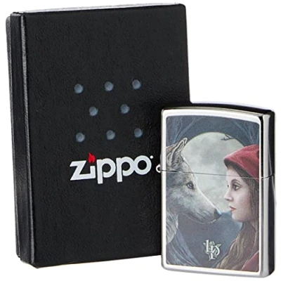 Afbeelding van Zippo Lisa Parker aansteker, messing, design, 5,83,81,2
