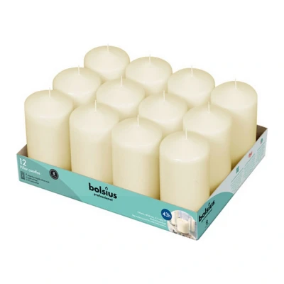 Afbeelding van Bolsius Professional Stompkaars 13/7 Ivoor (12 Stuks)