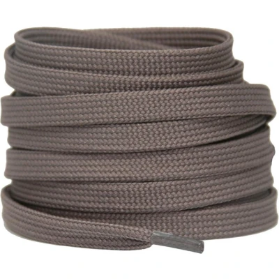 Afbeelding van Platte schoenveters 8mm polyester GrijsTaupe 150cm