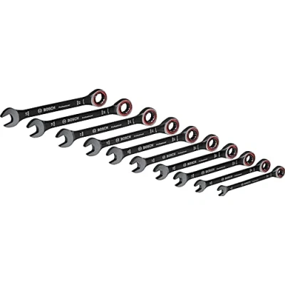Afbeelding van Bosch Professional moersleutelset 10 delig (8/10/12/13/14/15/16/17/18/19 mm, in tas) Amazon Exclusive