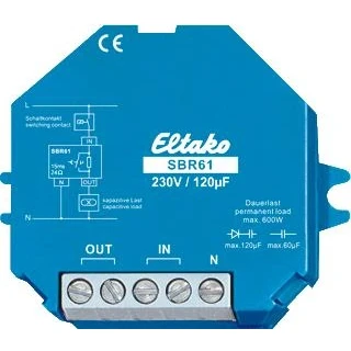 Afbeelding van Eltako inbouw stroombegrenzer 1m sbr61 230v120uf