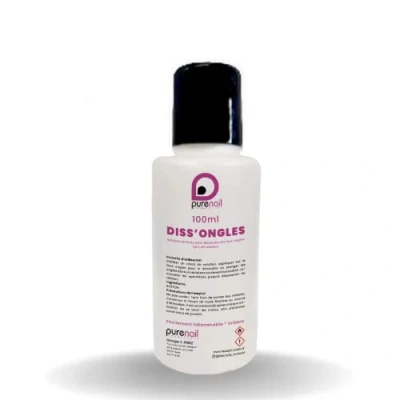 Afbeelding van Purenail Aceton, 100% zuiver, nagellakverwijderaar voor nagels, verwijdert UV /LED gel (100 ml)