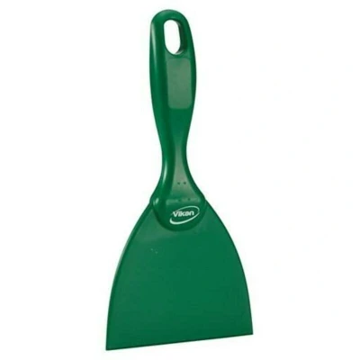 Afbeelding van Vikan Handschraper Recht 102mm Breed Groen