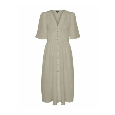 Afbeelding van VERO MODA zomerjurk beige