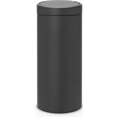 Afbeelding van Brabantia Touch Bin Prullenbak 30 liter Mineral Infinite Grey