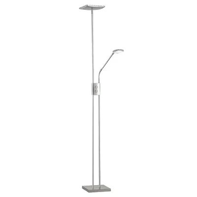 Afbeelding van REALITY Luke Vloerlamp met flexarm 1 lichts H 1850 mm staal