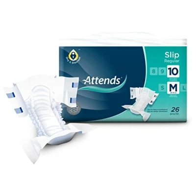 Afbeelding van ATTENDS Slip Regular 10 Medium 4 paquets de 26 protections