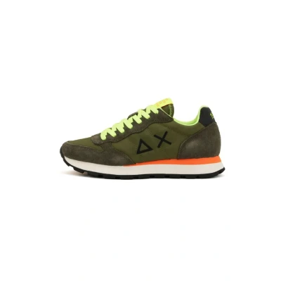 Afbeelding van Sun68 Sneakers laag, Heren, Maat: 40, Verde militare Nylon