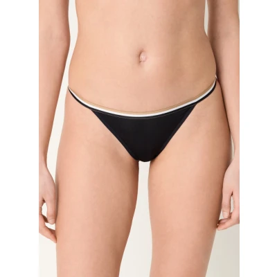 Afbeelding van HUGO BOSS dames String met kant in 3 pack de kleur Beige, maat: M