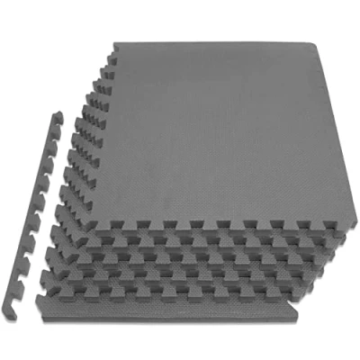 Afbeelding van Prosource Fit Extra Dikke Puzzel Oefenmat, 3/4 Inch Dikte, Grijs