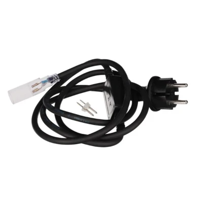 Afbeelding van Voedingskabel voor LED lichtslangen HQ Power (180 cm, 3000W)