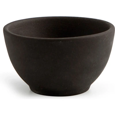 Afbeelding van Kom Quid Mineral Keramisch Zwart (9 x 5 cm) (18 Stuks)