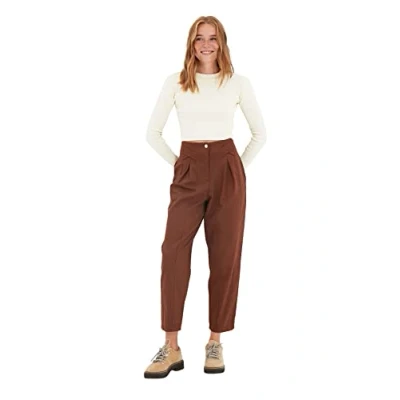Afbeelding van Trendyol TWOAW22PL0342 Volwassenen Vrouwen Single pack Bruin 36