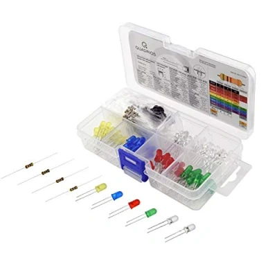 Afbeelding van Quadrios LED assortiment Rood, Groen, Geel, Blauw, Koud wit, Warm wit 20 mA, 30 mA 2 V, 3 V