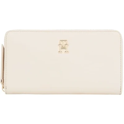 Afbeelding van Tommy Hilfiger Logotape Portemonnee, Dames, Maat: One Size, Beige