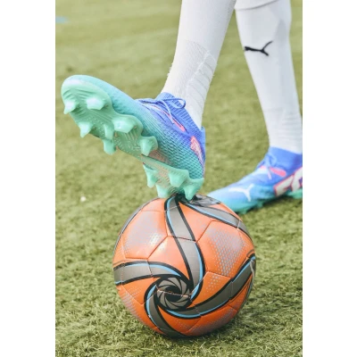 Afbeelding van Puma Future 7 Ultimate FG/AG Voetbalschoenen met kunststof noppen, Heren, Maat: 45, Bluemazing/white/electric peppermint Textiel/ synthetisch