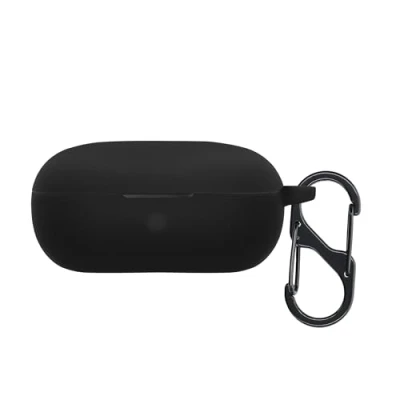 Afbeelding van kwmobile cover voor oordopjes case Compatibel met Anker Soundcore P25i Trendy beschermhoes draadloze in zwart