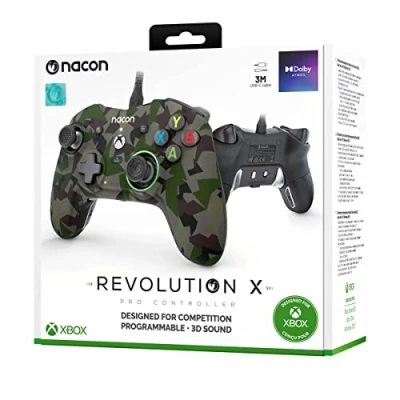 Afbeelding van Nacon Revolution X Official Licensed Bedrade Controller Xbox Series XS Forest Camo