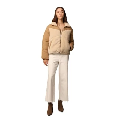 Afbeelding van ONLY gewatteerde winterjas ONLSIENA bruin/beige