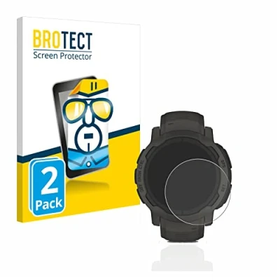 Afbeelding van BROTECT (2 Stuks) Schermbeschermer voor Garmin Instinct 2 Solar Screen Protector Transparant