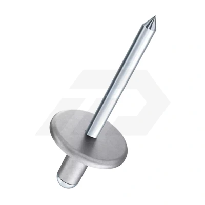 Afbeelding van Gesipa 1433524 Standaard blindklinknagel Grote platbolkop Open AL/ST 5 x 12mm (250st)
