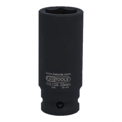 Afbeelding van KS Tools 515.1123 1/2&quot; Dopsleutel, zeskant, kracht lang, 23mm