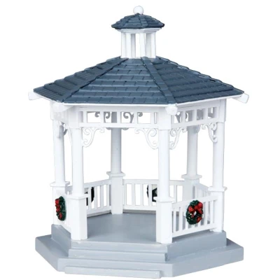 Afbeelding van Plastic gazebo with decorations LEMAX