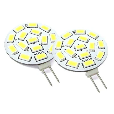 Afbeelding van LEDLUX G4 ledlampen 12 V, 24 3,5 W, 350 lumen, 15 SMD 5630, 10 V 30 (2 stuks, koud wit 6000 K)
