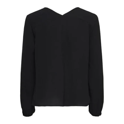 Afbeelding van Onlnova Life VIS L/S Mallory TOP SOLID, zwart, M